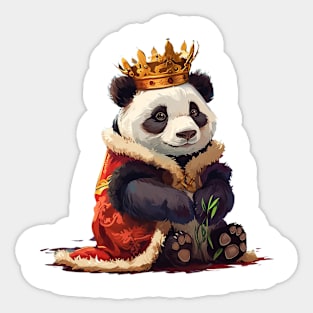 panda king Sticker